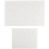Questo Casa Set di asciugamani da bagno, 2 pezzi, 8/2 jacquard pettinatura compatta Aegean 800 g / m2, 60 x 50 cm (1 pezzo), 60 x 100 cm (1 pezzo), crema