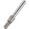 Trend CraftPro Fresa per Cavetto, Codolo 1/4 Pollice, Raggio 3,2mm e Diametro di Taglio 6,3mm, metallo duro (TCT), C052X1/4TC