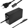PASUKTER Caricatore Surface Pro, 15V 4A 65W Caricabatterie Alimentatore con porta USB per Microsoft Surface Pro 3/4/5/6/7/8/9/X Surface Laptop 1/2/3/4 Surface Go 1/2/3 Surface Book 1/2/3