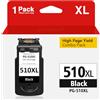 CARTRIGO 510 XL Cartucce d'Inchiostro Nero per Canon PG-510XL | Compatibile con Stampanti Canon PIXMA iP2700, MP230, MP240, MP260, MP270, MP280, MP282, MP330, MP480, MX330, MX340, MX350, MX410, MX420