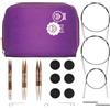 KnitPro Set ferri da maglia circolari intercambiabili KnitPro Symfonie, Principiante, 4.00, 5.00 e 6.00 mm più accessori