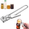 YANGWEN Apriscatole a Mano, Apriscatole a Mano in Acciaio Inox,Apribarattoli Regolabile Apriscatole Manuale,Apri Barattoli Antiscivolo per Ristorante Cucina Artrite Anziani Apri Barattoli
