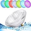 AHJ 48W Luci per Piscina PAR56 RGB, Luci Impermeabili per Piscina IP68, LED Piscina a Immersione con Telecomando, IP68 Faretto Per 12V DC/AC, 10 Modalità d'illuminazione