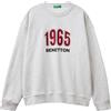 United Colors of Benetton Maglia G/C M/L 3J68U100F Felpa Senza Cappuccio, Melange 916, XS Uomo