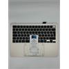 Apple  Tastiera Top case scocca Macbook 13" Air M2 A2681 2022 gold oro galassia 