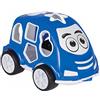 JAMARA 460291 - Gioco Abilità Forma Auto - Portellone Apribile per Riporre Gli Stampi, Blu