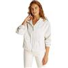 Calvin Klein Cotton Nylon Windbreaker Jacket J20J225210 Giacca a Vento, White (Tofu), M Donna