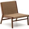 La Forma Poltrona Itani in legno massiccio di acacia e rattan sintetico FSC 100%