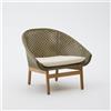 La Forma Poltrona Olbia in rattan sintetico e legno massiccio 100% teak FSC
