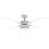 Cecotec - Ventilatore da Soffitto con luce EnergySilence Aero 450 FullWhite 50 W, 106 cm, 3 Velocità, 4 Pale Reversibili e Modalità Inverno-Estate