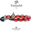 Tamashii Bracciale Pietra Tibetano Agata rosso passione Tamashii Unisex 1 giro BHS900-124