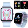 ICE-WATCH - ICE smart junior 3.0 Purple Soft blue 1.75 AMOLED, Orologio Porpora da Bambine con Cinturino in silicone, 024298, 1.75 pollici