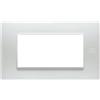 Urmet Simon Nea Placca 4 moduli Flexa tecnopolimero bianco - 11804.BN