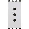 Urmet Simon Nea Presa P11 1 modulo 2P+T 10A-250V bianco - 10301.B