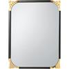 ARTI & MESTIERI Specchio da Parete Particolare Corner Classic Nero