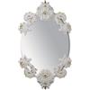 Lladrò LLADRO' Specchio da Parete Ovale Senza Cornice Lustro Oro Edizione Limitata 92x53cm Porcellana