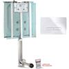 Cassetta di scarico da incasso Pucci ECO 9 l - 4 l con placca 80130570
