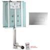 Cassetta di scarico da incasso Pucci ECO 9 l - 4 l con placca 80130569
