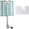 Pucci - Cassetta di scarico da incasso Pucci SARA 9 l completo di Placca Bianca 80130660