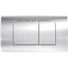 Geberit - Geberit placca doppio comando cromato lucido Twinline30 per cassetta di scarico WC 115899KH1