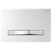 Geberit - Geberit placca doppio comando cromato Sigma50 per cassetta di scarico WC 115788GH2