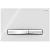 Geberit - Geberit placca doppio comando bianca Sigma50 per cassetta di scarico WC 115788112
