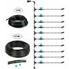 Kit Irrigazione Impianto Modulare Orto Giardino Ala Gocciolante 100 Metri Autocompensante