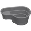 NEWA 150 litri Newa Laghetto Termoformato Preformato in ABS Plastica 114 x 74 x P 45 cm