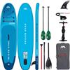 AQUA MARINA SUP AQUA MARINA FUSION 10'10 BLUE - SUP gonfiabile - opzione: canoe set