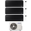 Samsung Climatizzatore Trial Split Windfree Black 9+9+9 BTU con AJ052TXJ3KG/EU Inverter R-32 Wi-Fi Classe A+++ ,