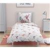 Home Linge Passion Parure copripiumino per bambini, 2 pezzi, 100% cotone 57 fili/cm², 140 x 200 cm, colore: rosa