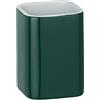 Wenko Elmo Bicchiere da denti in ceramica, 6,5 x 9 x 6,5 cm, verde, 6, 5 x 9 x 6, 5 cm