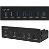 LogiLink Hub USB Interno 5,25'', 7 porte