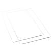 Sizzix Accessory Piani di Taglio Trasparenti e Resistenti per Fustellatura, Embossing e Lavori di Carta - 1 Paio - Per Big Shot Plus