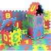 Ghzste Tappetino da gioco in schiuma per bambini, 36 pezzi, 12 x 12 cm, alfabeto e numeri, puzzle a incastro con alfabeto e numeri, piastrelle Eva colorate per