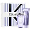 Kérastase Blond Absolu, kit di routine con shampoo idratante illuminante e balsamo anti rottura, per capelli biondi e colorati, con acido ialuronico, 250 + 250 ml