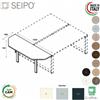 SEIPO RING Terminale doppio da 1250 con gambe autoportante Seipo - RB.1016
