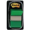 Post-it Segnapagina Index, 50 Segnapagina, 25,4 mm x 43,2 mm, Verdi | Adesivi per Marcare, Evidenziare o Codificare a Colori; Aderiscono Saldamente, si Rimuovono senza Residui, con Dispenser