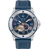 Bulova Orologio Analogico Meccanico a Carica Manuale Uomo con Cinturino in Gomma 98A282