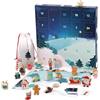 VILAC - Calendario dell'Avvento Tocco e Trova - Giocattolo prima età - 1 scatola calendario dell'Avvento in legno e cartone - Giochi di veglia per bambini in legno - Giocattolo per bambini dai 2 anni
