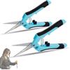 CXRYLZ-FUR 2 Pezzi Forbici Potatura, Professionali Cesoie da Potatura Giardinaggio con Lame in Acciaio Inox, Forbici per Potare da Giardino per Bonsai,Raccolta di Piante, Frutta, Verdura, Fiori