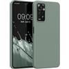 kwmobile Cover per Xiaomi Redmi Note 11 Pro/Note 11 Pro (5G) / Note 12 Pro (4G) Custodia - Back Case per Smartphone in Silicone TPU - Protezione Gommata - verde affumicato