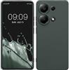 kwmobile Custodia Compatibile con Xiaomi Redmi Note 13 Pro 4G Cover - Back Case per Smartphone in Silicone TPU - Protezione Gommata - verde militare