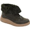 SCHOLL'S Calzatura Stelvio Suede+Synthetic Fur Woman Dk Green Pelle Scamosciata + Pelliccia Sint. 40