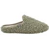 MADDY CURLY SYNTHETIC FUR CIABATTA WOMAN GREEN 37