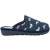 Lauren Embroidered Felt Ciabatta Woman Navy Blue/Multi 41