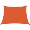 vidaXL Vela Parasole 160 g/m² Trapezio Arancione 4/5x3 m in HDPE, Vela ombreggiante, Ombra da Patio, tettoia ombreggiante, Vela da Giardino, tettoia