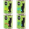 Cosma Original Pacco misto umido per gatto - 6 x 400 g: 1 Tonno del Pacifico, 1 Tonno Skipjack, 2 Pollo, 2 Salmone