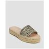 Manebi Ciabatte Da Donna Manebi Raffia Zebra Double Sole Slides