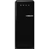 Smeg FAB28LBL6 frigorifero con congelatore Libera installazione 270 L C Nero
